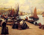 Sur Les Quais Audierne - 费尔南·玛丽·尤金·勒古·杰拉德